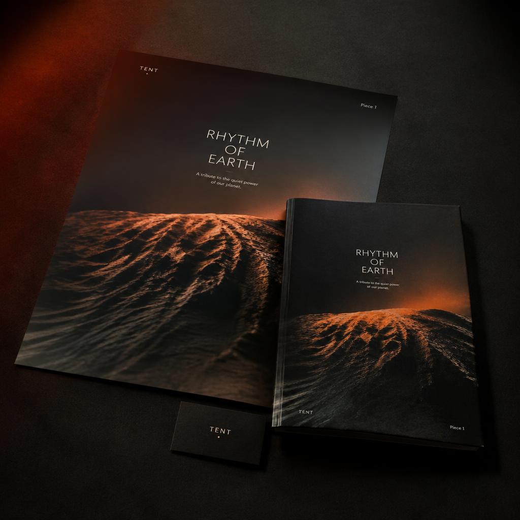 Large-format posters and a bound catalog print job